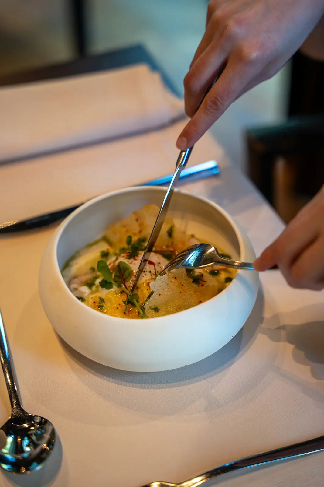 Lokaal voorgerecht Restaurant La Pomme de Pin