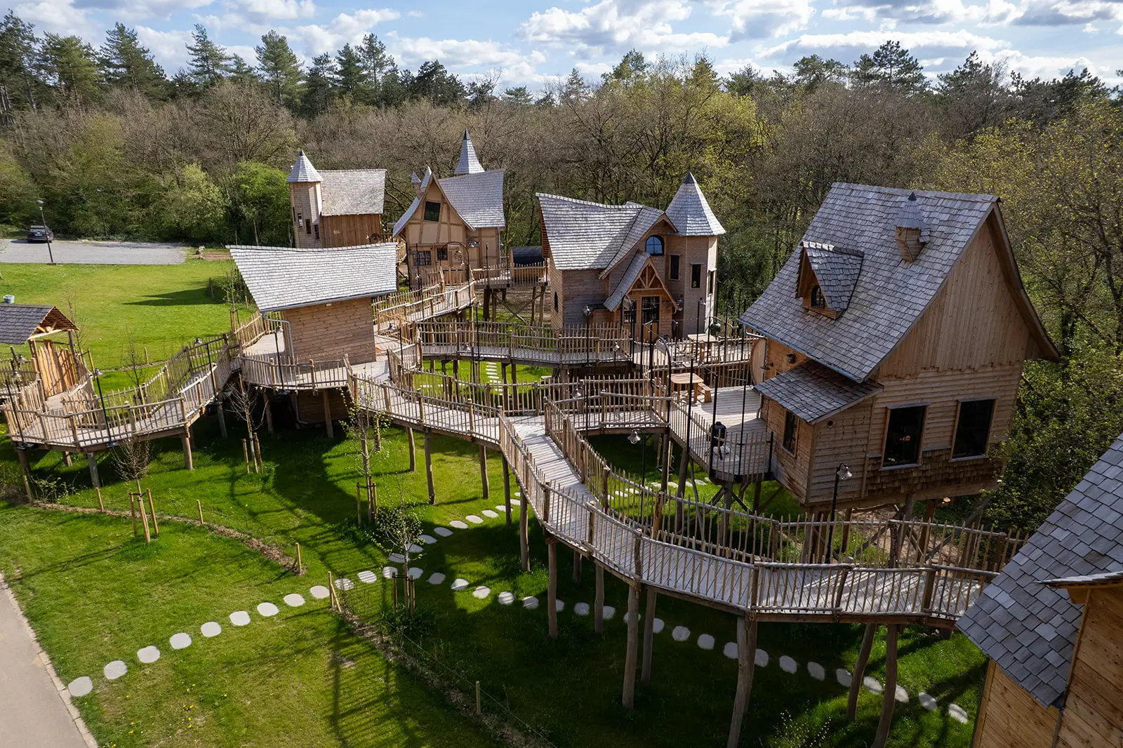Slapen in een boomhut - magische vakantiewoning Ardennen Durbuy